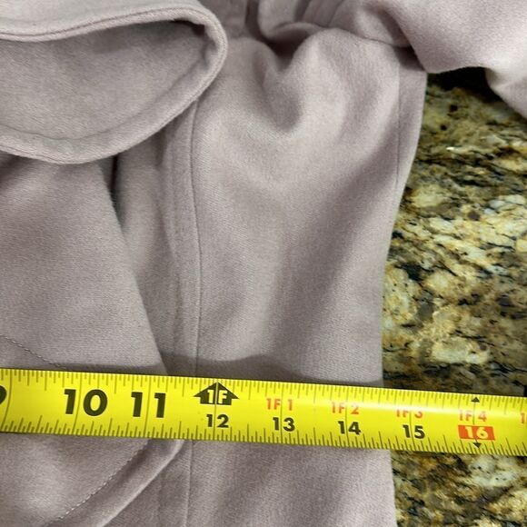 YVES SAINT LAURENT RIVE GAUCHE Vintage 2003 Ruffle Coat Size XS - Picture 13 of 14